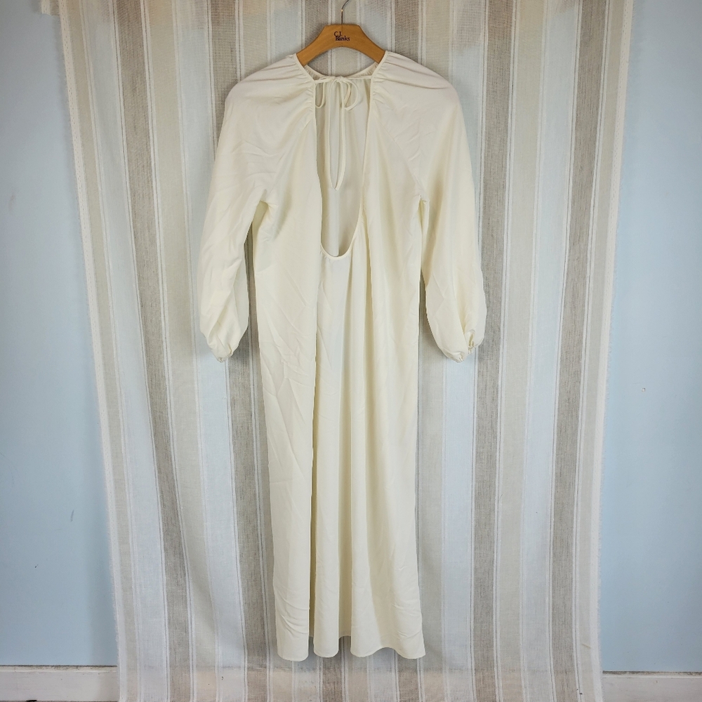 Hill House Cream Maxi Dress with Long Puff Sleeves - Picture 12 of 12